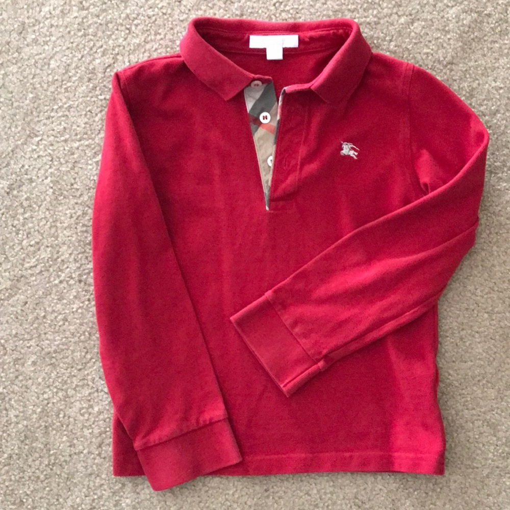 Burberry Children boys collared shirt, size 8Y